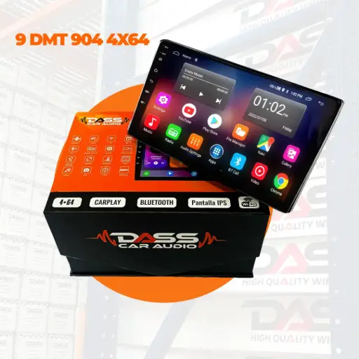 [625] Dvd Dass Dmt-904 9" 4*64 Dsp Carplay